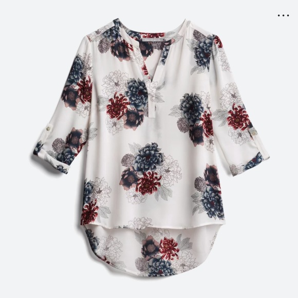 Daniel Rainn Koda Split Neck Blouse- size 1X. excellent condition - Picture 1 of 3